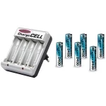 Charger Charge Cell incl. 6pcs AA 1,2V in Blister incl. 6xAA 2400mAh