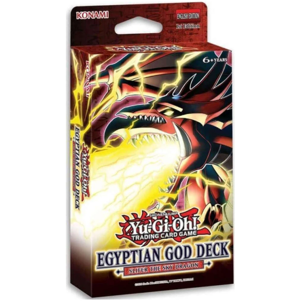  konami yu gi oh tcg egyptian god deck slifer the sky dragon x