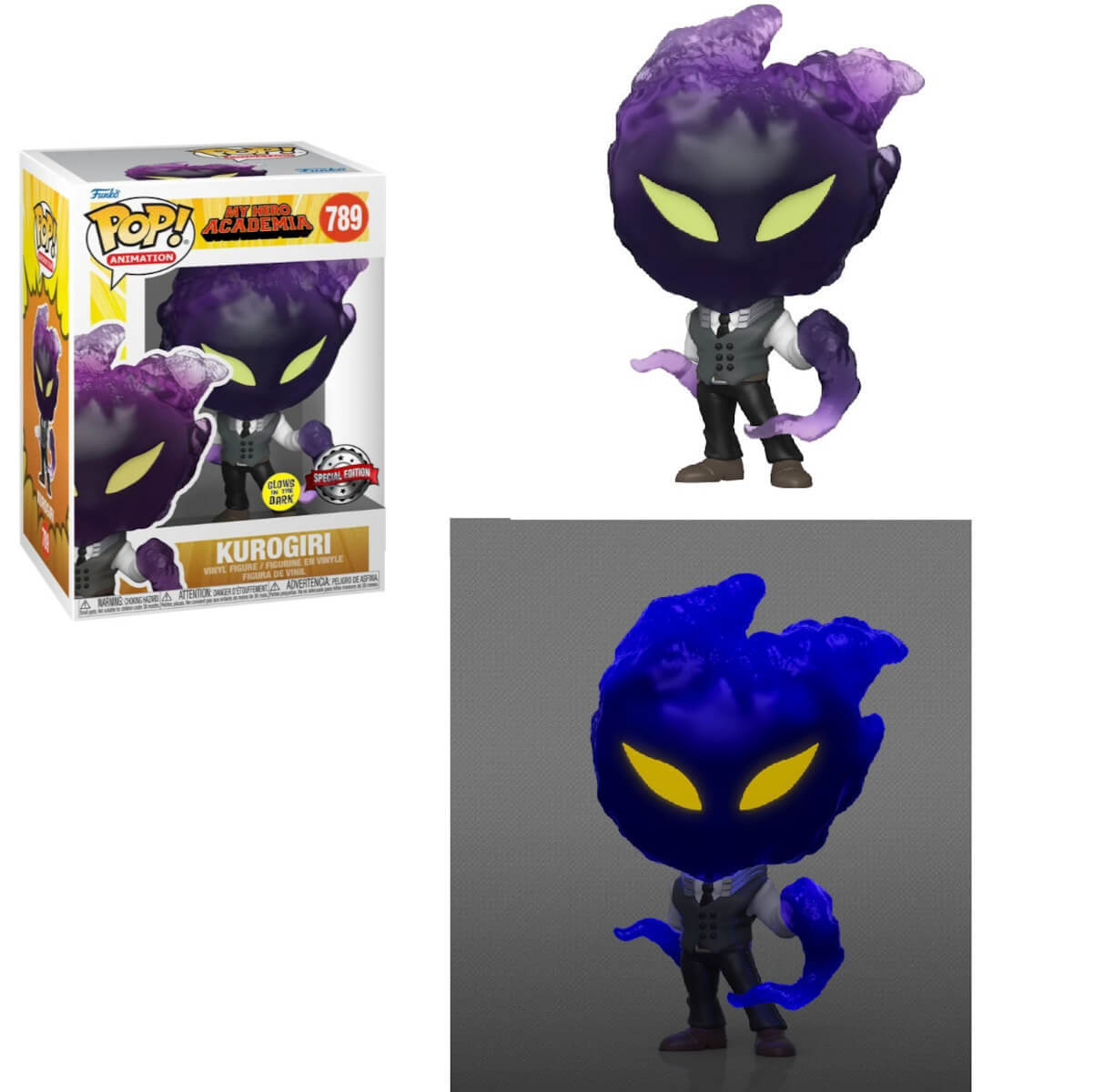 Funko POP My Hero Academia - Kurogiri GITD #789 special edition - Image 1