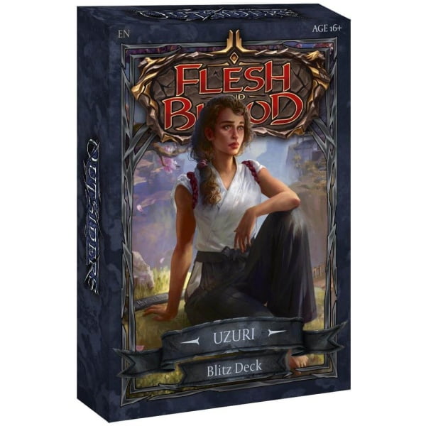    flesh blood tcg outsiders blitz deck uzuri x