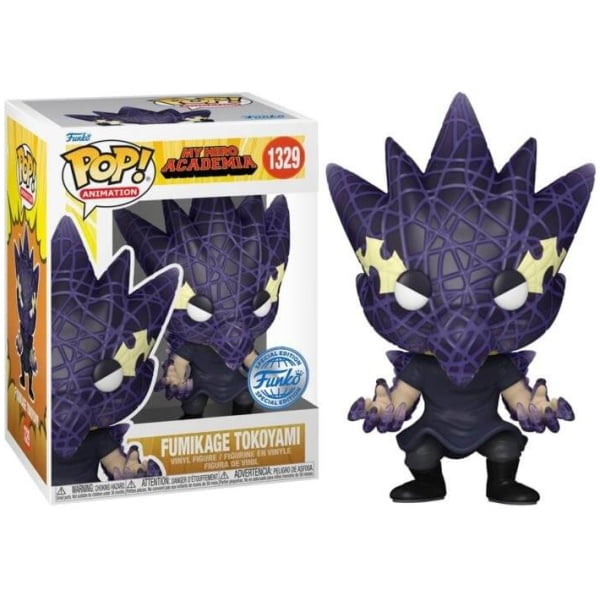    figoura funko pop my hero academia fumikage tokoyami  exclusive x