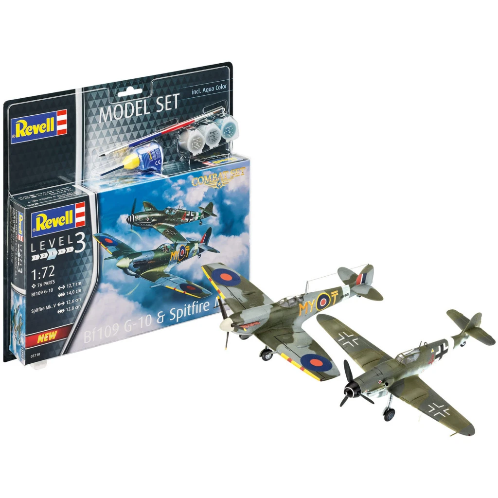  model set combat set bfg  u spitfire mk v  x