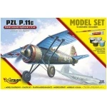 PZL P.11C Model Set mirage hobby 1:48