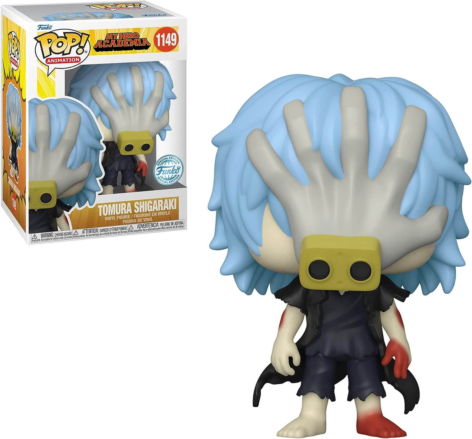 71DkK0DyllL._AC_SL1500_ Funko POP My Hero Academia - Tomura Shigaraki #1149 special edition - Image 1