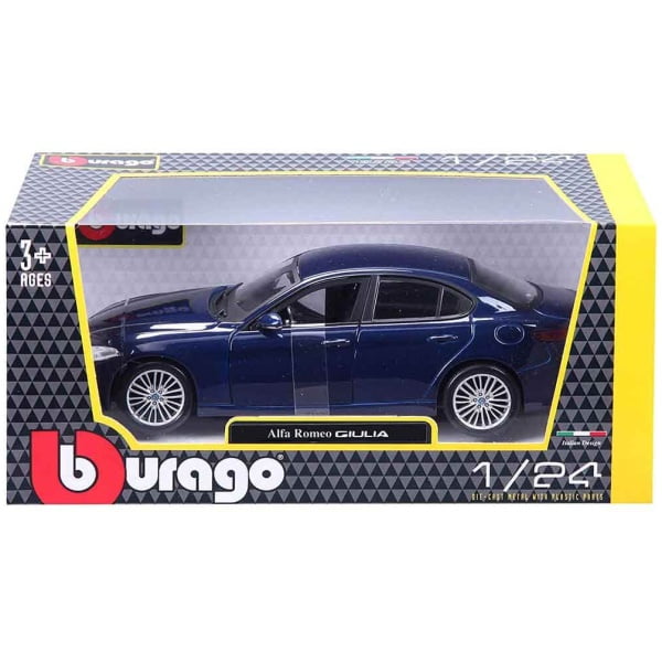 Bburago   Alfa Romeo Giulia  Die Cast Scale Model Collectible Replica Miniature Toy Car  x