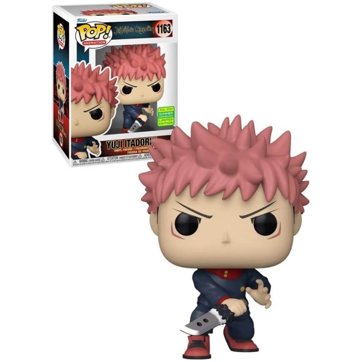 Funko POP Jujutsu Kaisen - Yuji Itadori with Slaughter Demon #1163 SDCC 2022 limited edition - Image 1