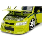 fast and furious  mitsubishi   lancer evo ii green yellow  x