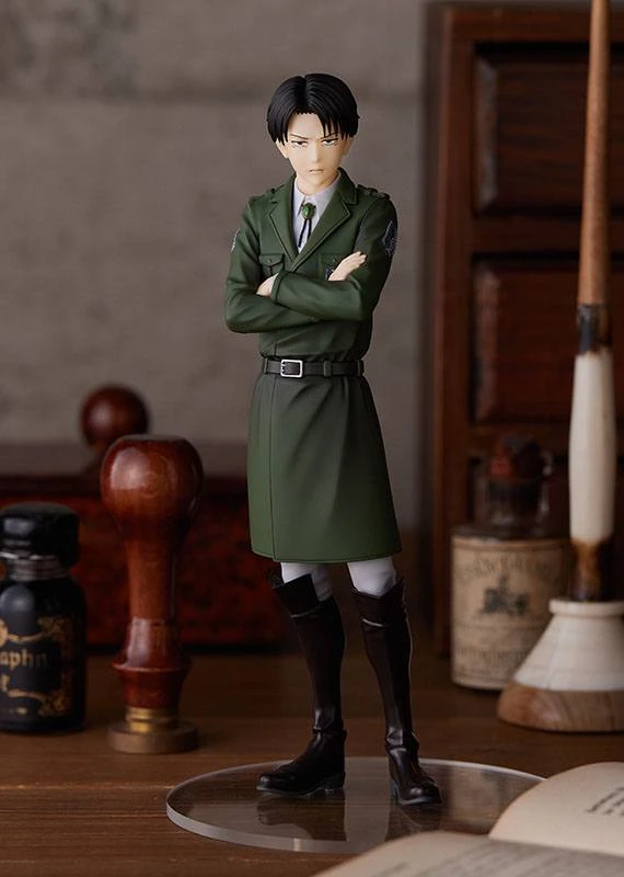 x_gsc94532_a Attack on Titan Levi PVC Statue 17cm - Image 1