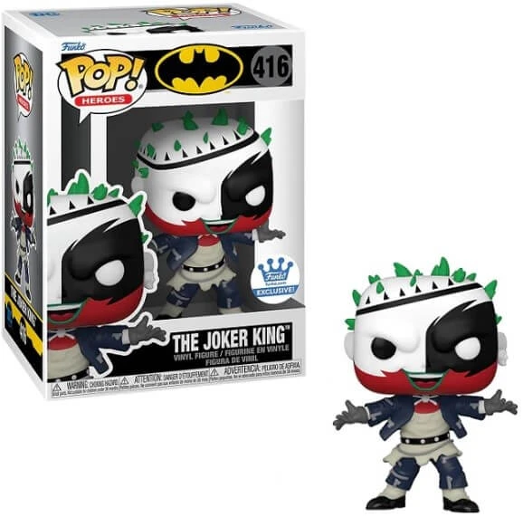 Χωρίς τίτλο Funko POP DC Heroes - The Joker King #416 (Exclusive) - Image 1