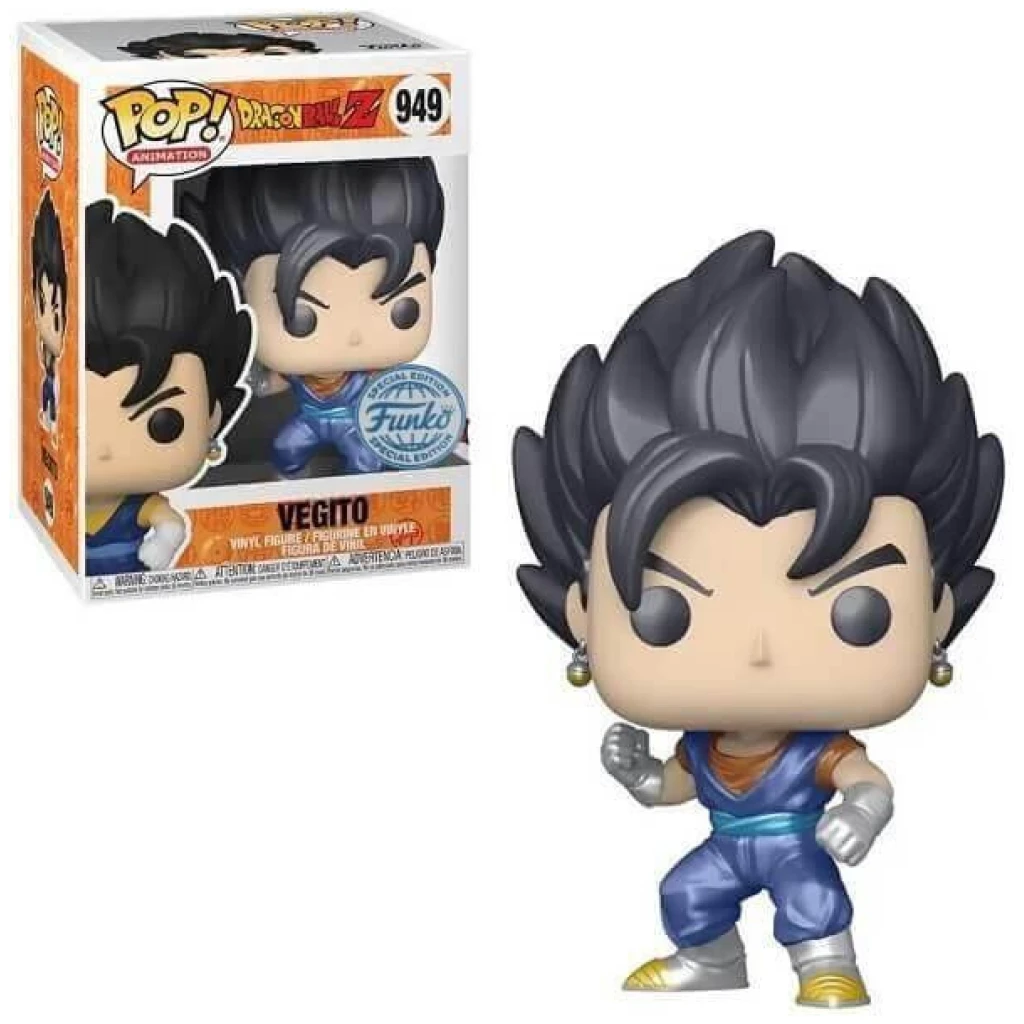  funko pop animation dragon ball z vegito metallic  vinyl figure special edition exclusive    x