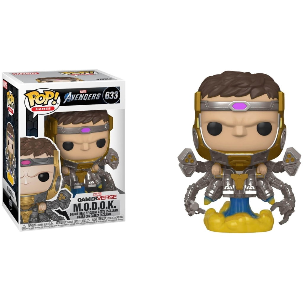    figoura funko pop marvel avengers game m o d o k  x