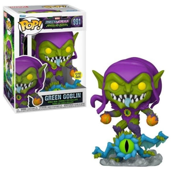    figoura funko pop marvel monster hunters green goblin gitd  exclusive x