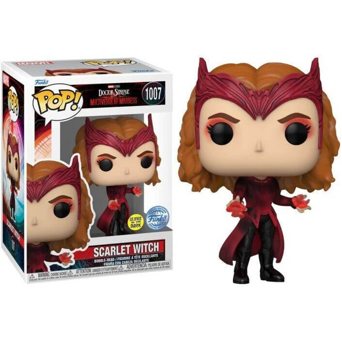 Funko POP Marvel Doctor Strange in the Multiverse of Madness - Scarlet Witch (GITD) #1007 special edition - Image 1