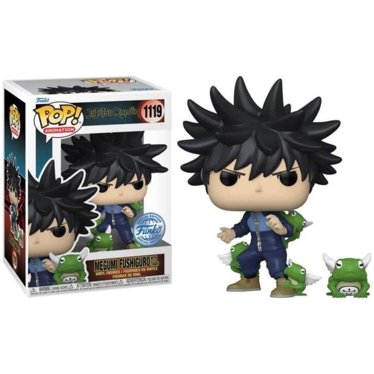 Funko POP Jujutsu Kaisen - Megumi Fushiguro with Toads #1119 special edition - Image 1