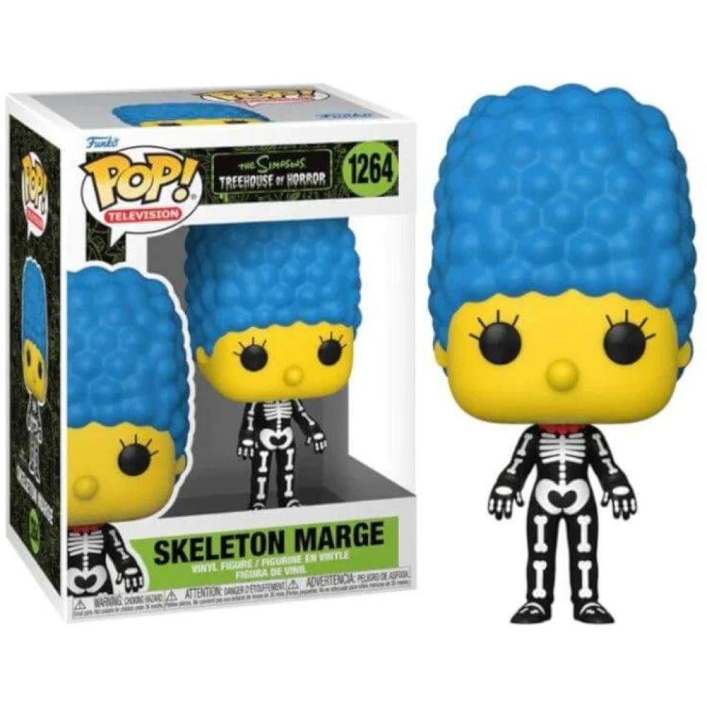    figoura funko pop the simpsons skeleton marge  x