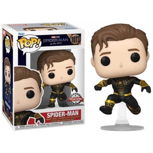    figoura funko pop marvel spider man no way home spider man black suit  exclusive x