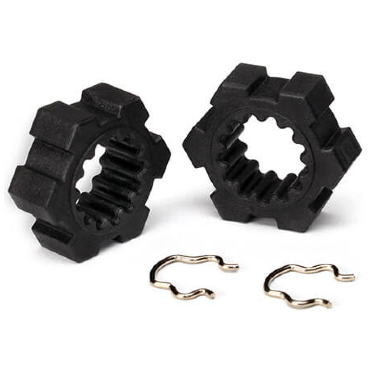 Wheel Hubs with Clips (2) X-Maxx, XRT - Image 1
