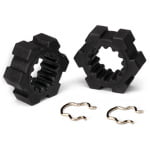 Wheel Hubs with Clips (2) X-Maxx, XRT