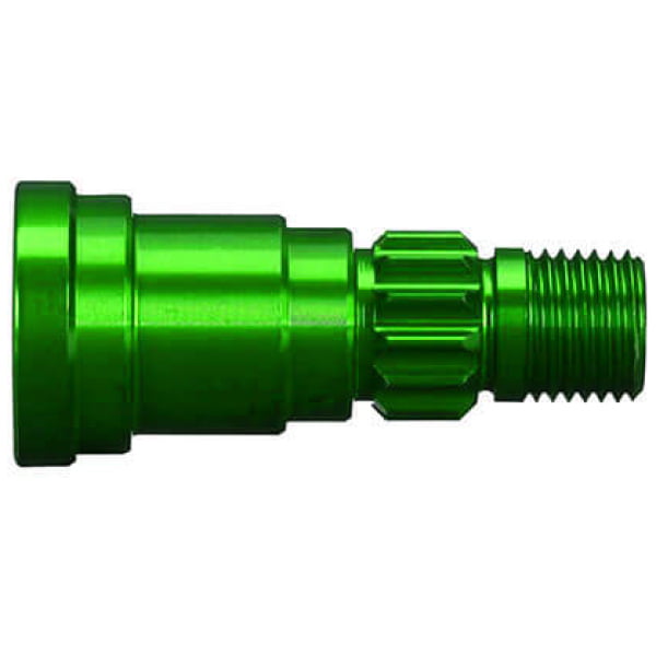 Stub Axle Alu Green (for Driveshaft #7750X) X-Maxx, XRT