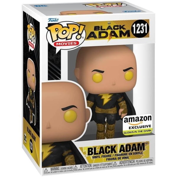 Funko POP Black Adam - Black Adam (GITD) #1231 Amazon Exclusive