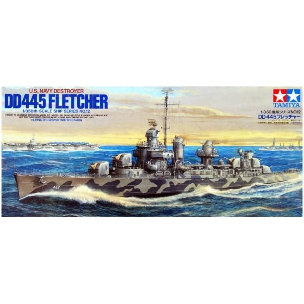 U.S. Navy DD445 Fletcher tamiya 1:350