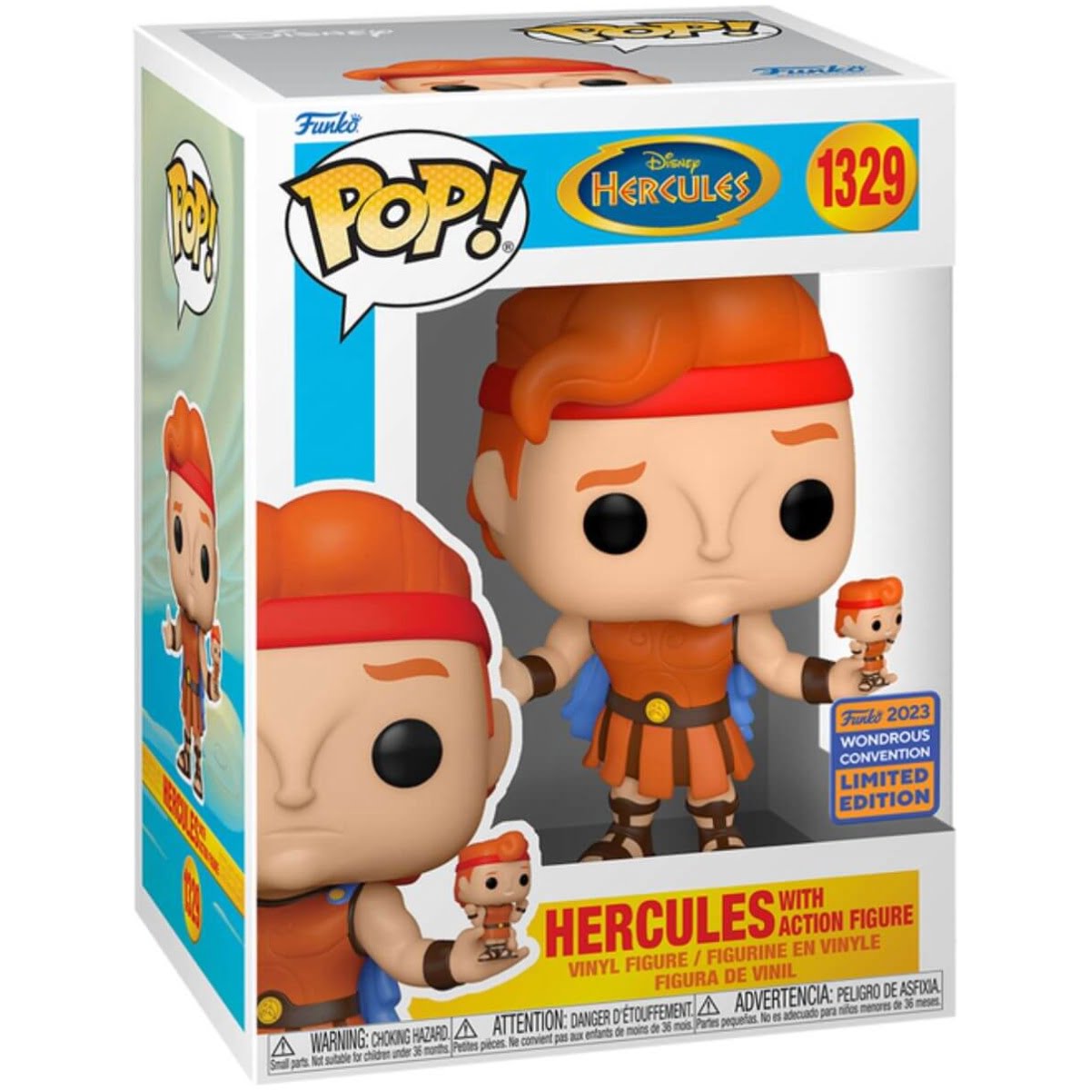 Funko POP Disney - Hercules #1329 WonderCon 2023 limited edition - Image 1