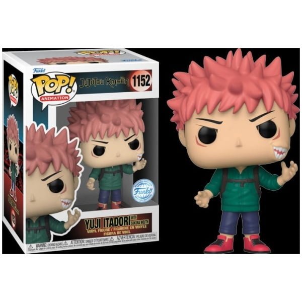 Funko POP Jujutsu Kaisen - Yuji Itadori (with Sukuna Mouth) #1152 special edition