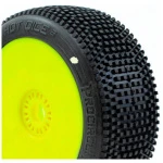 HOT DICE V2 BUGGY C1 (SUPER SOFT) PRE-MOUNTED YELLOW (2PCS.)