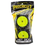HOT DICE V2 BUGGY C1 (SUPER SOFT) PRE-MOUNTED YELLOW (2PCS.) - Image 3