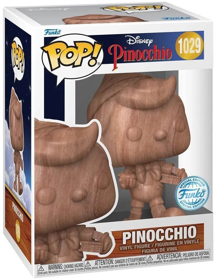 s-l1600 (1) Funko POP Disney Pinocchio - School Pinocchio (Wood) #1029 special edition - Image 1