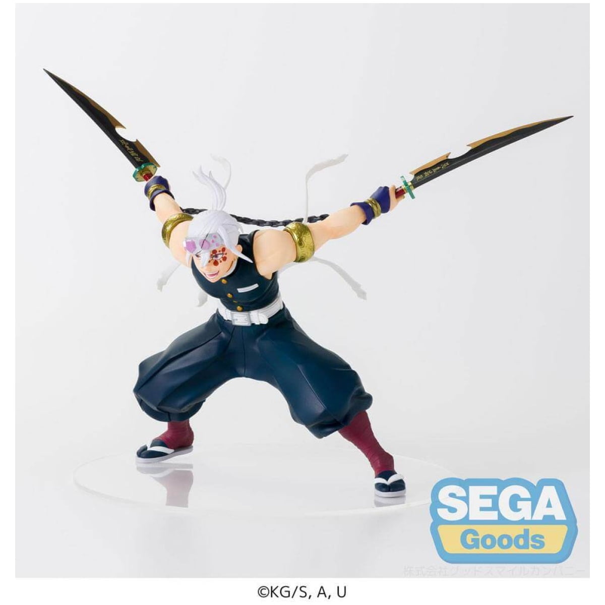 Demon Slayer Kimetsu no Yaiba Figurizm PVC Statue Tengen Uzui Fierce Battle 15cm - Image 2