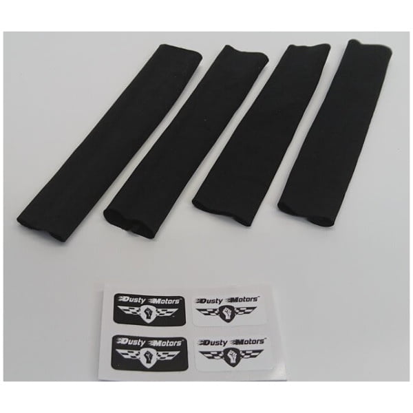 Dusty Motors Shock Absorber Cover - X-MAXX - Black (4) DM-SHOCKCOVER-XMAXX
