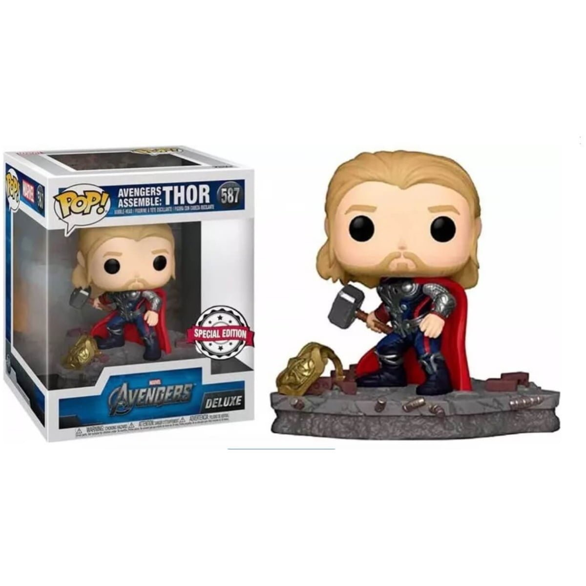 Funko POP Deluxe Avengers Assemble - Thor #587 Exclusive - Image 1