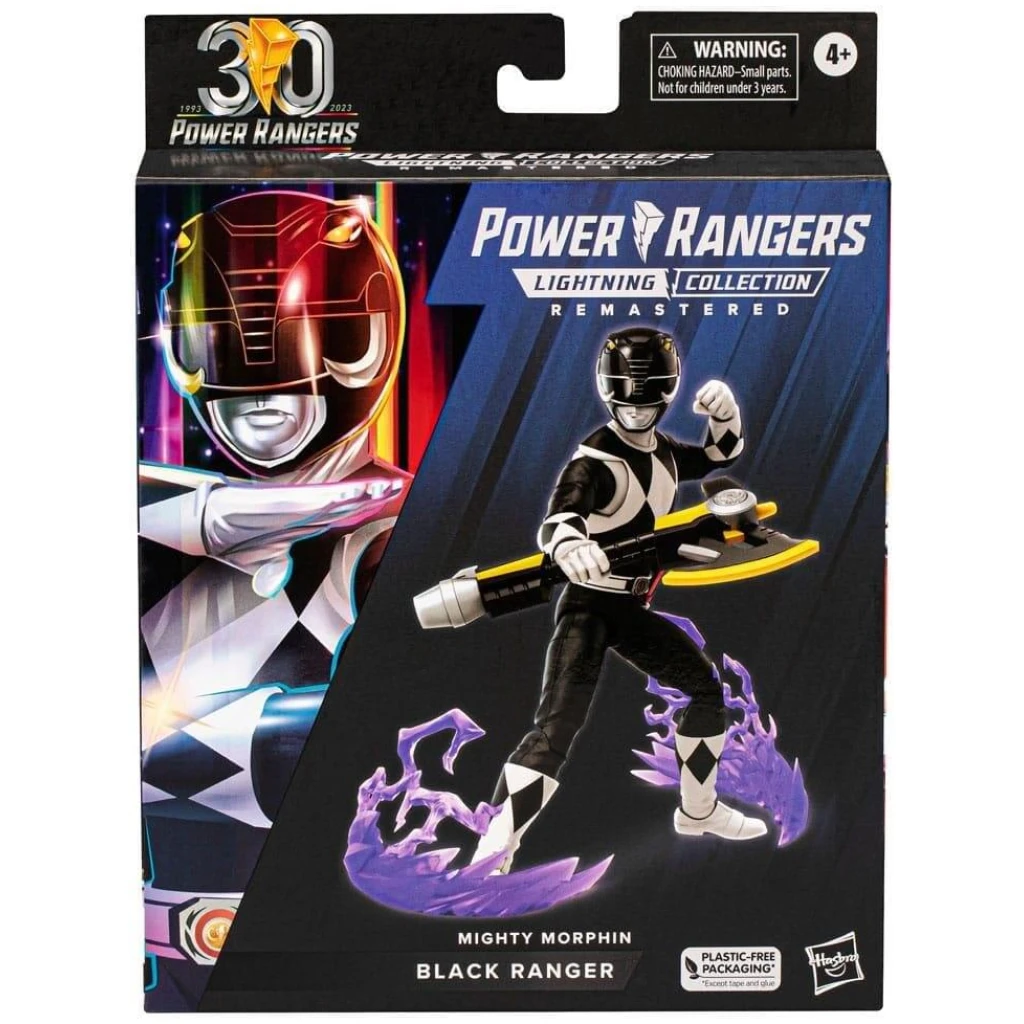    power rangers lightning collection remastered mighty morphin black ranger figoura drasis cm x