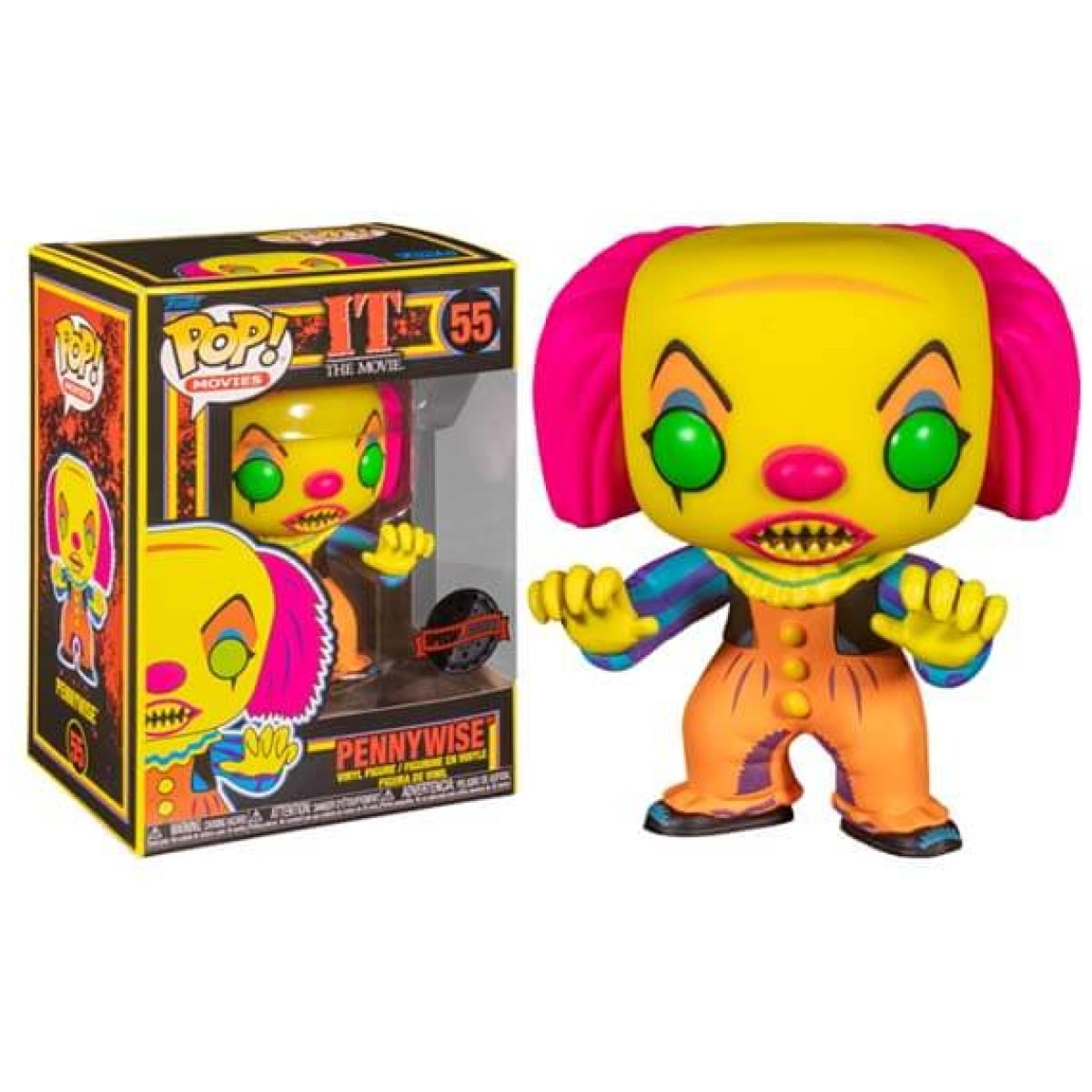Funko POP IT Pennywise Black Light #55 special edition - Image 1