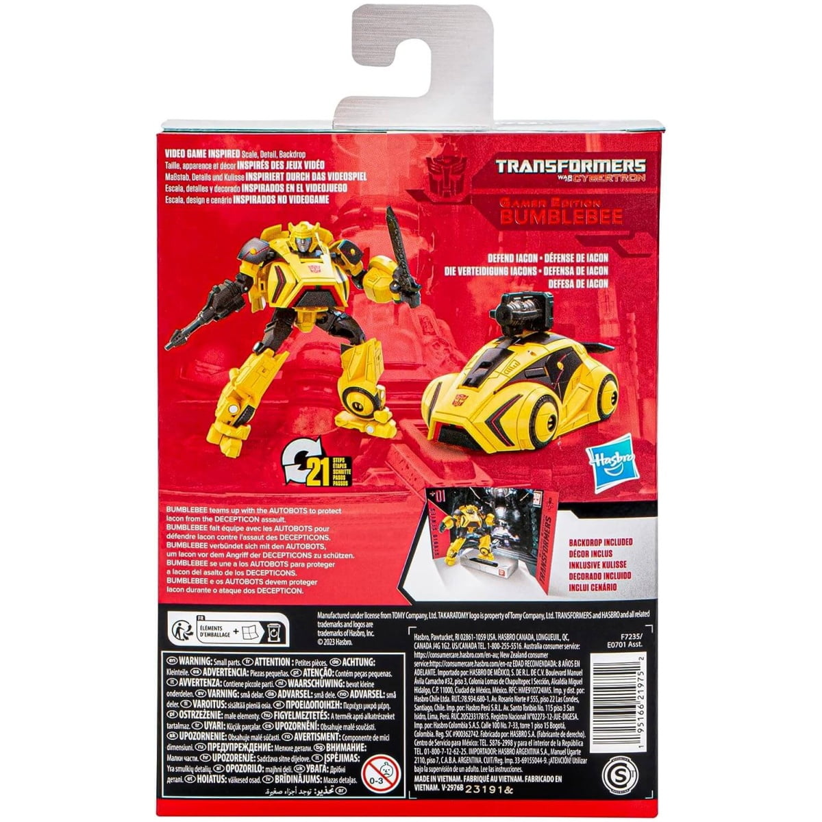Transformers Studio Series Deluxe 01 Gamer Edition Bumblebee action figure 11cm - Image 4
