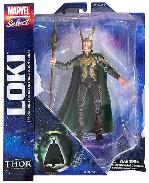 Disney-Select-7inch-Loki-Action-Figure-Toys-Movable-Statues-Model-Dolls-Collectible-Ornaments-Gifts-For-Children Marvel Select Loki Action Figure 18cm - Image 1