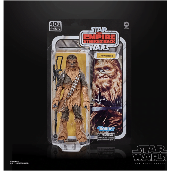 Star Wars Black Series Chewbacca 40th Anniversary Empire Stikes Back Action Figure 15cm