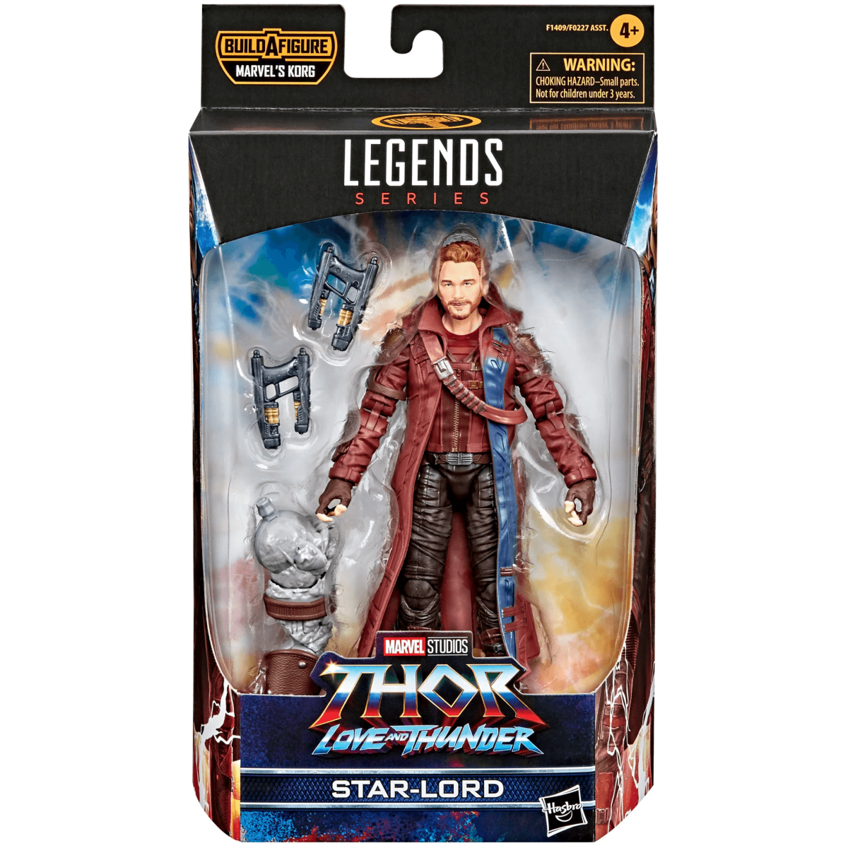 Thor Love and Thunder Marvel Legends Star-Lord Action Figure 15cm Build-a-Figure Korg - Image 1