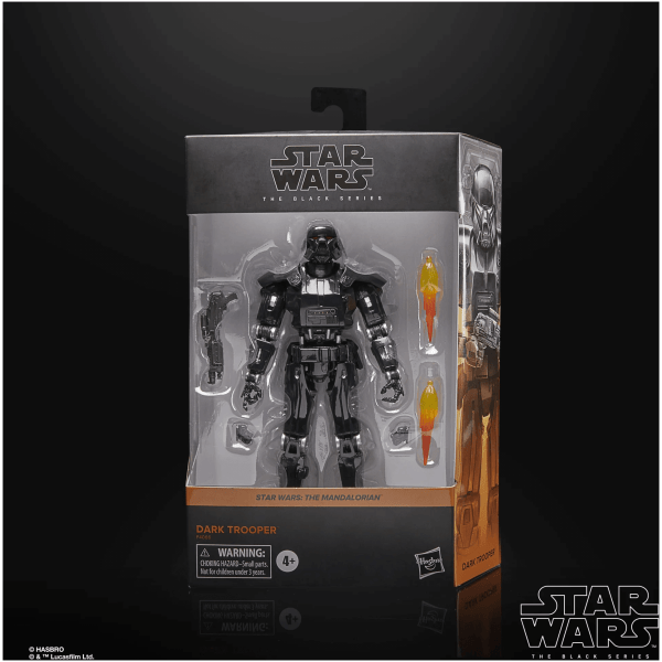 Star Wars The Mandalorian Black Series  Dark Trooper Deluxe Action Figure 15cm