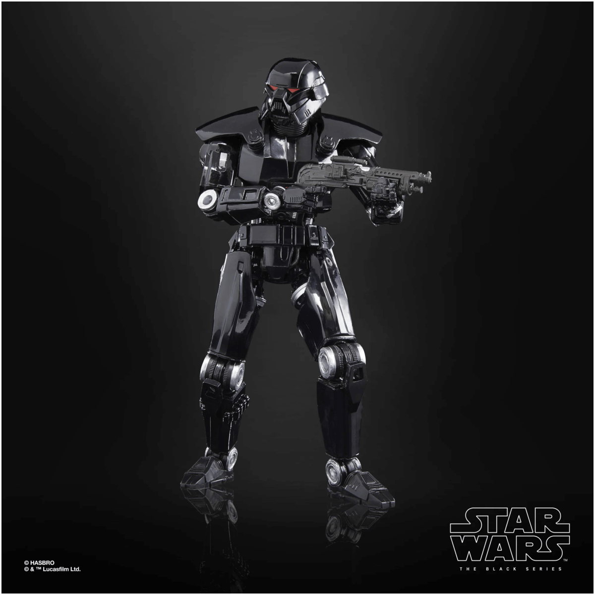 Star Wars The Mandalorian Black Series  Dark Trooper Deluxe Action Figure 15cm - Image 4