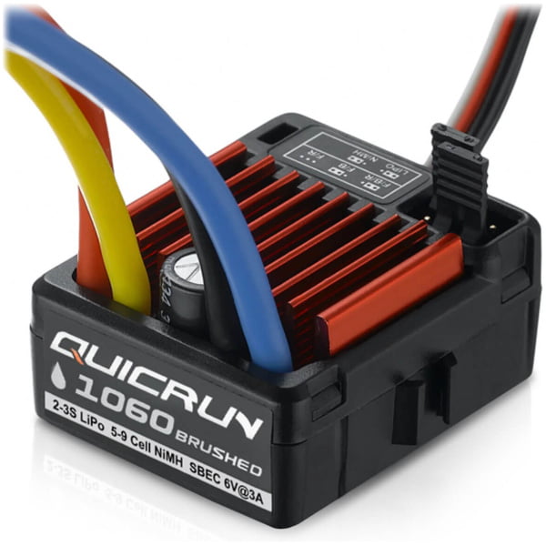 Hobbywing QuicRun 1060 Brushed ESC Tamiya Plug 60A for 1:10