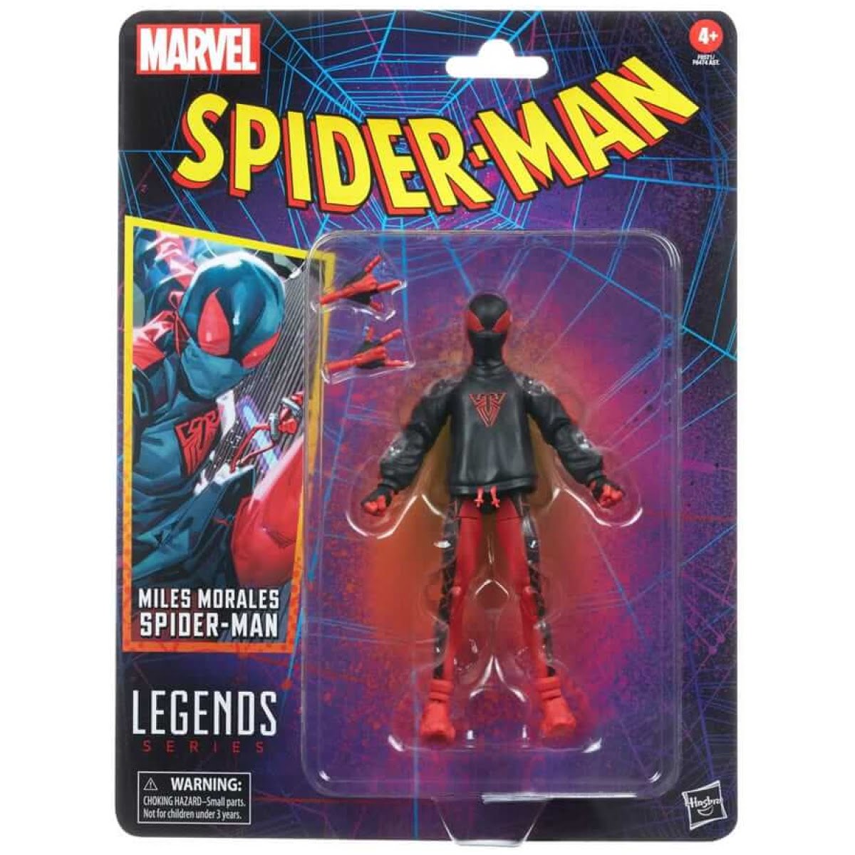 Marvel Legends Retro Collection Miles Morales Spider-Man Action Figure 15cm - Image 1