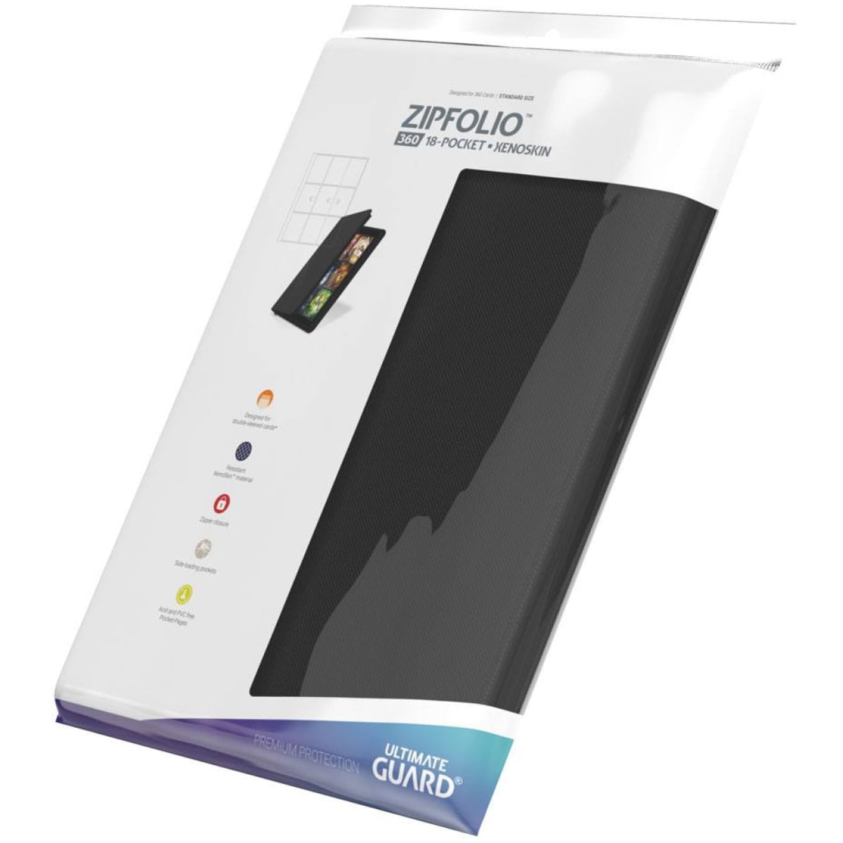 Ultimate Guard Zipfolio 360 - 18-Pocket XenoSkin Black - Image 4