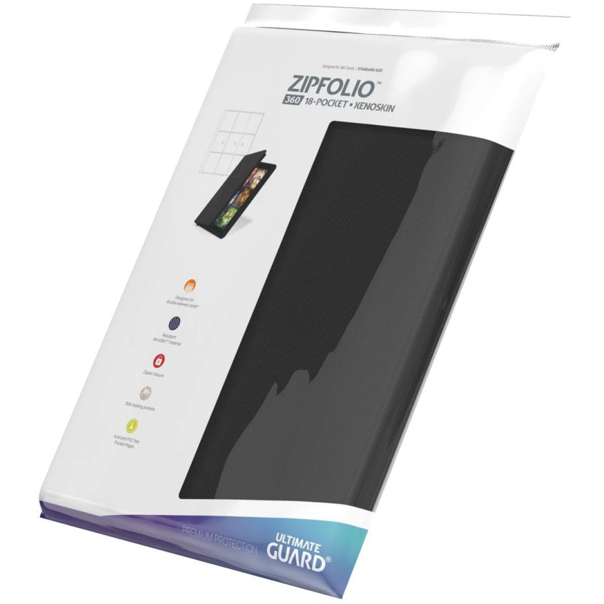 Ultimate Guard Zipfolio 360 - 18-Pocket XenoSkin Black - Image 4