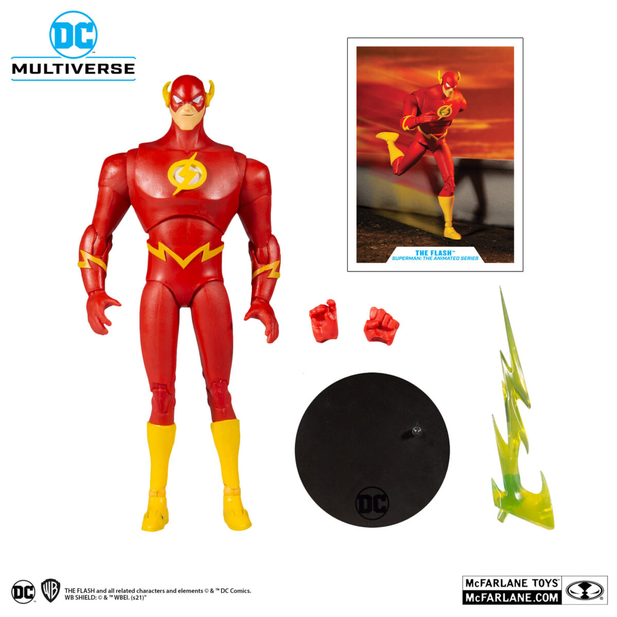 DC Multiverse The Flash (Superman: The Animated Series)  Action Figure 18cm - Image 3