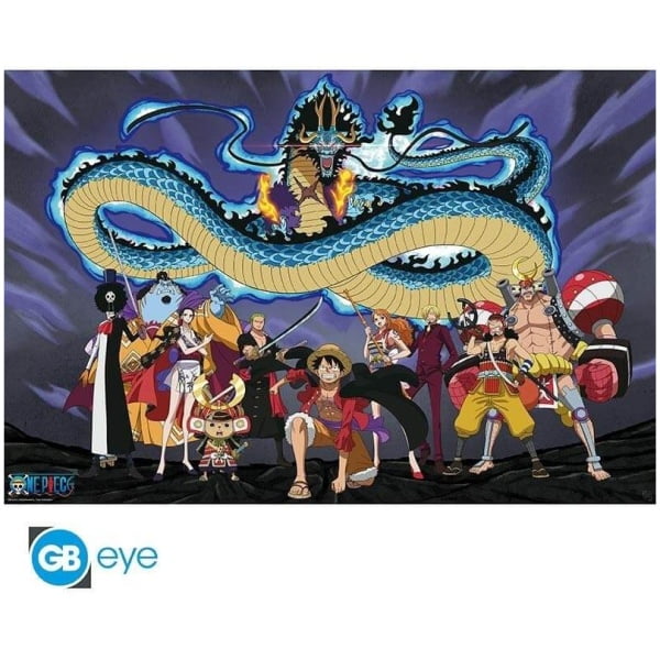    authentiki afisa one piece straw hats vs kaido xcm x