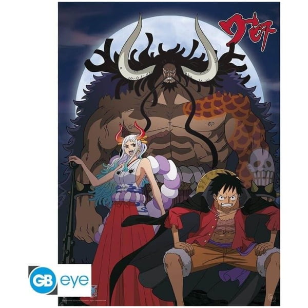    authentiki afisa one piece luffy yamato vs kaido xcm x