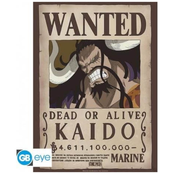    one piece wanted kaido authentiki afisa xcm x