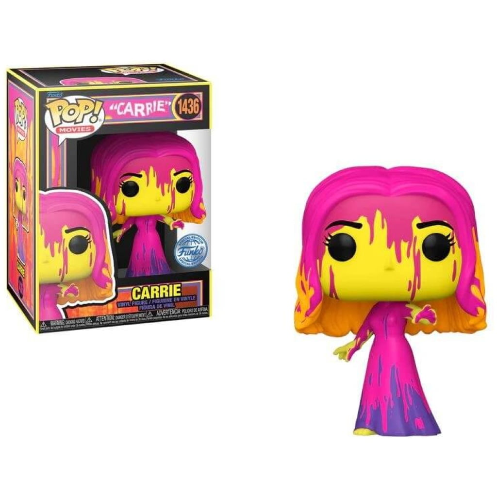    figoura funko pop carrie carrie black light  exclusive x